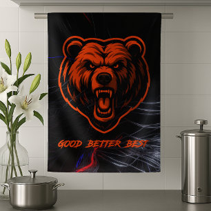 Good Better Best Never Let It Rest Tea Towel