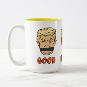 Good better best Trump’s head for democrat Two-Tone Coffee Mug
