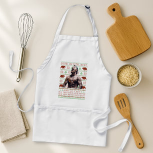 Good Better Best Ugly Christmas Costumize Photos Standard Apron