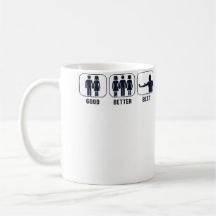 Good Better Contact Juggling Ball Juggler Contact Coffee Mug