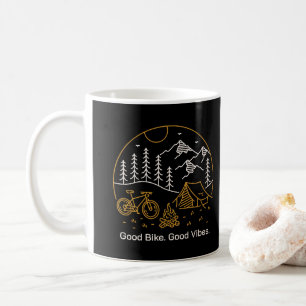 Good Bike Good Vibes Coffee Mug