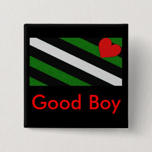Good Boy 15 Cm Square Badge