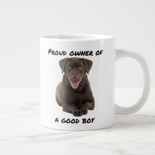 Good Boy Chocolate Lab Large Coffee Mug