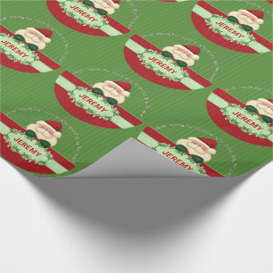 Good Boy Custom Santa Kid's Wrapping Paper