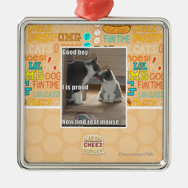 Good boy metal tree decoration (Front)