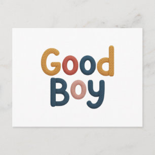Good Boy Postcard