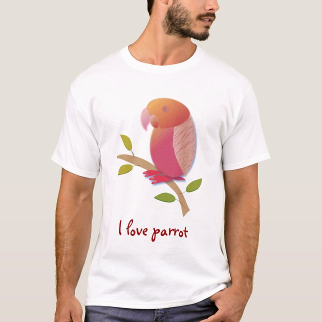 Good boys: I love Parrot T-Shirt (Front)