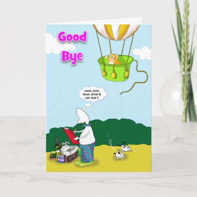 good bye card (Front)