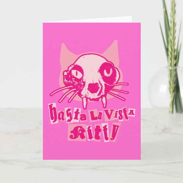 Good bye Kitty - Limited Pink Edition Card (Front)