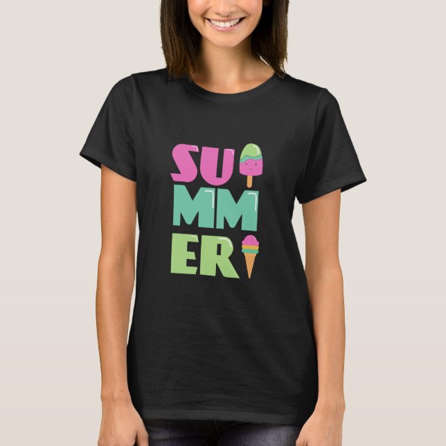 Good bye School Hello Summer Beach T-Shirt (Front)