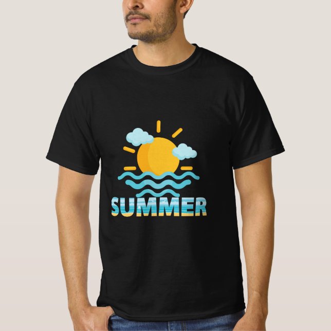Good bye School, Hello Summer Sun Vacation T-Shirt (Front)