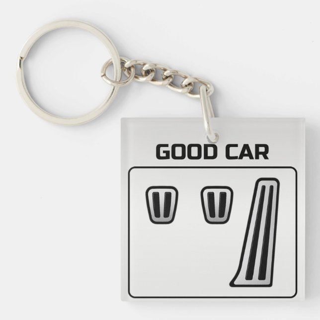Good Car Bad Car Key Ring (Front)