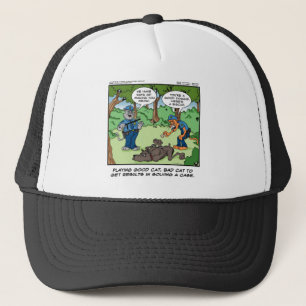 Good Cat Bad Cat U Will Meow Funny Gifts & Tees Trucker Hat