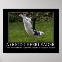 Good Cheerleader Cat Artwork