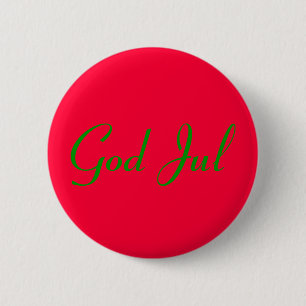 "Good Christmas" button red.