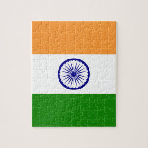Good colour Indian flag "Tiranga" Jigsaw Puzzle