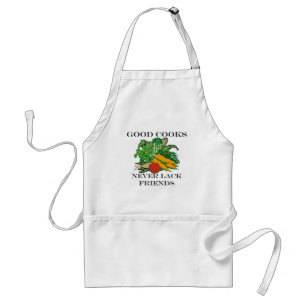 Good Cooks Never Lack Friends Standard Apron