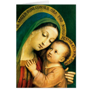 Good Counsel Virgin Mother Mary Catholic Vintage