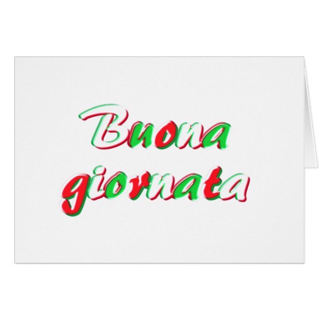 Good Day card (Front Horizontal)