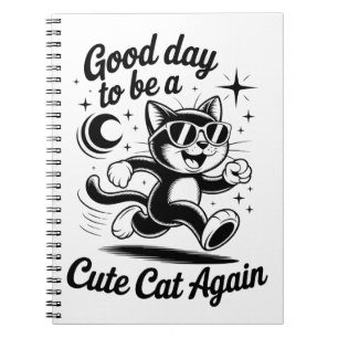 Good day cute cat notebook