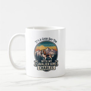 Good Day Hiking Cavalier King Charles Dog Coffee Mug