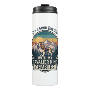 Good Day Hiking Cavalier King Charles Dog Thermal Tumbler