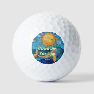 Good Day Sunshine Golf Ball