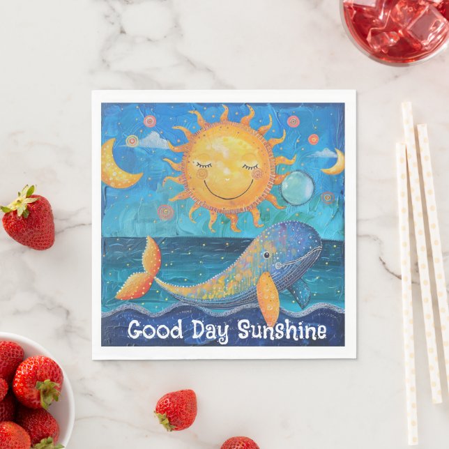 Good Day Sunshine Paper Napkin (Insitu)