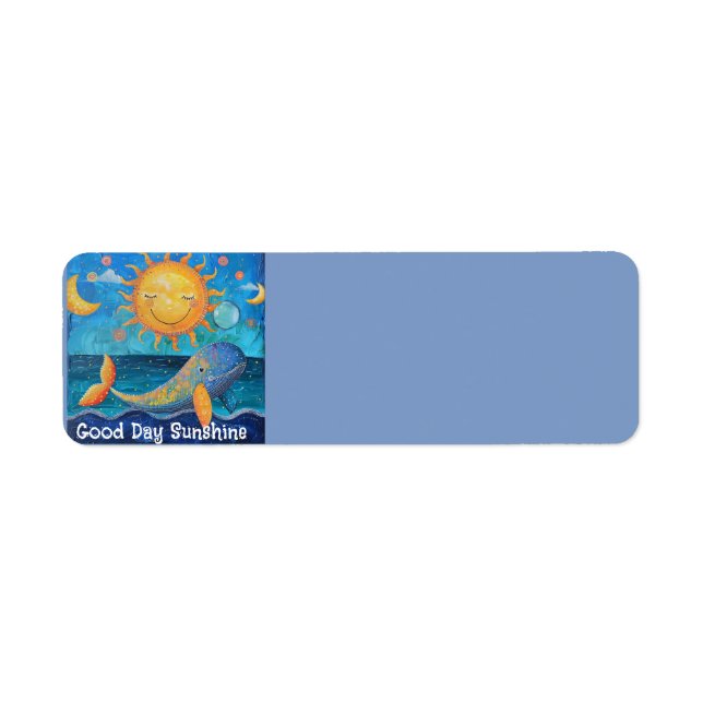 Good Day Sunshine Return Address Label (Front)