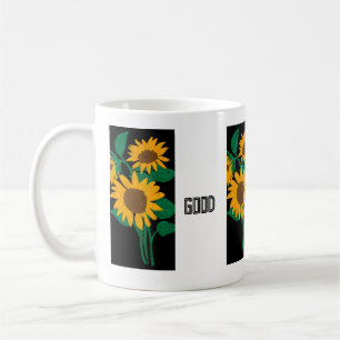 Good Day Text Yellow Flower Image Classic Mug