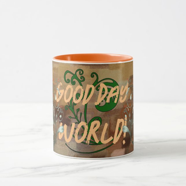 Good Day World coffee cup (Center)