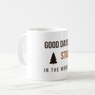 Good Days Start in the Woods Forest Lover Two-Tone Coffee Mug