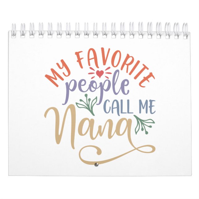 Good Design Idea For Grandma Calendar (Cover)