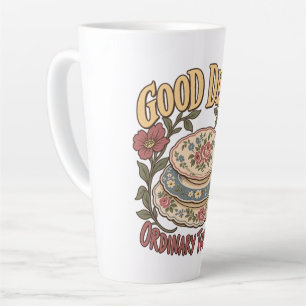 Good Dishes Ordinary Tuesdays Floral China Latte Mug
