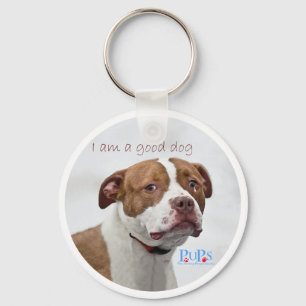 Good Dog Pit Bull Rescue Key Ring