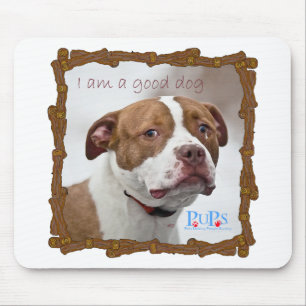 Good Dog Pit Bull Rescue Mouse Pad