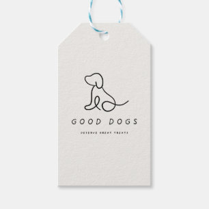 Good Dogs Deserve Great Treats Treat Bag Seals Gift Tags
