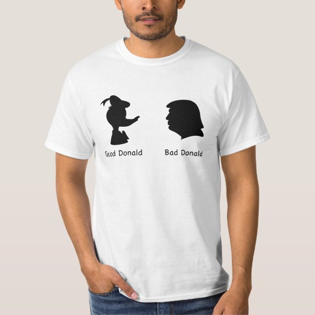 Good Donald and Bad Donald T-Shirt (Front)