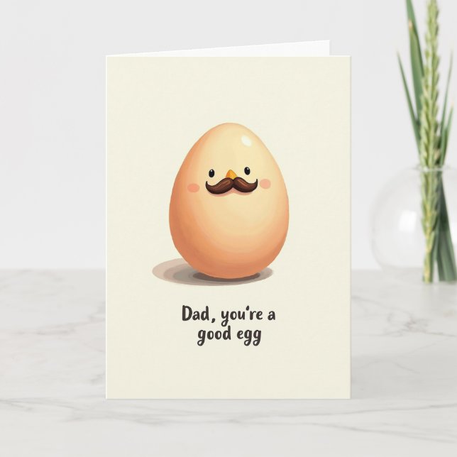 Good Egg Fathers Day Card (Front)