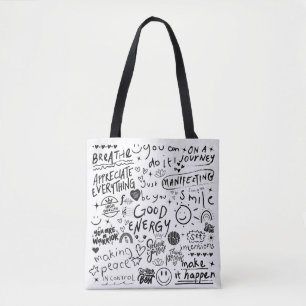 GOOD ENERGY AFFIRMATIONS TOTE BAG