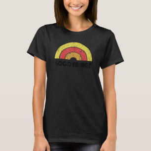 Good Energy Vintage Sunny Rainbow Boho Hippie Cute T-Shirt