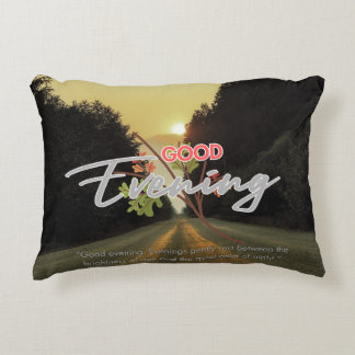Good Evening Decorative Cushion