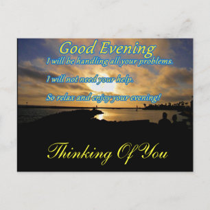 Good Evening_ Postcard