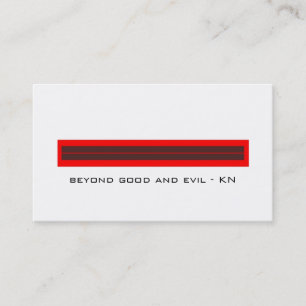 good-evil BC Business Card