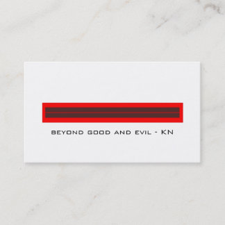 good-evil BC Business Card