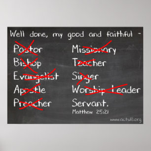 Good & Faithful Servant Poster