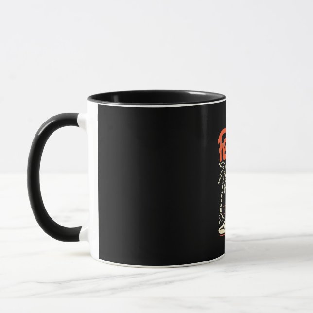Good Feeling Surfer Girl Mug (Left)