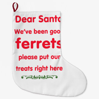 good ferrets large christmas stocking