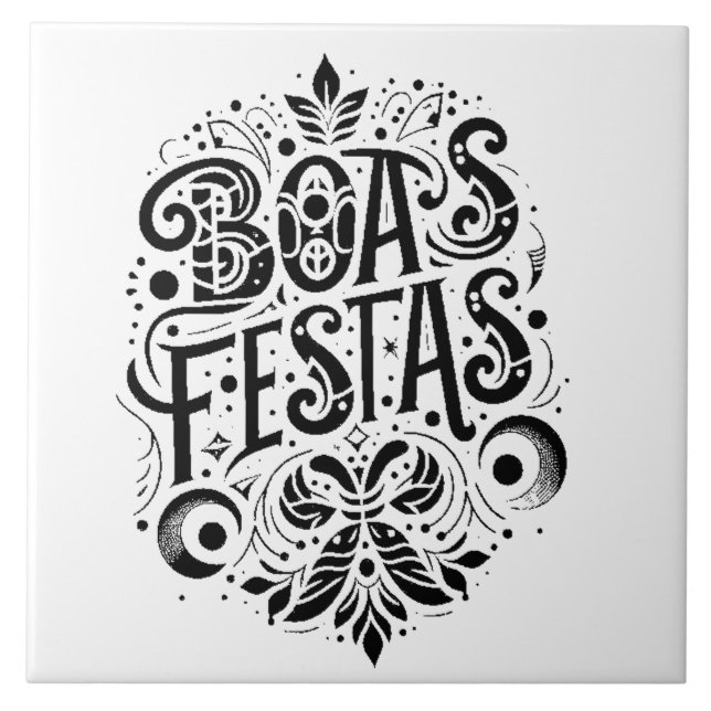 Good Festivals Ceramic Tile (Front)