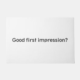 Good first impression? doormat